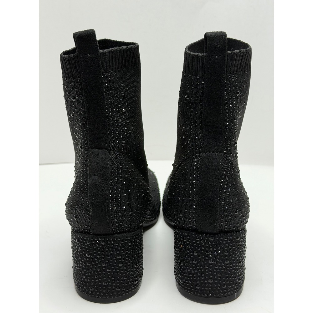 Kenneth Cole Reaction Women's Renee Jewel Booties Black Knit Size 7M NWT/BOX - Picture 6 of 10
